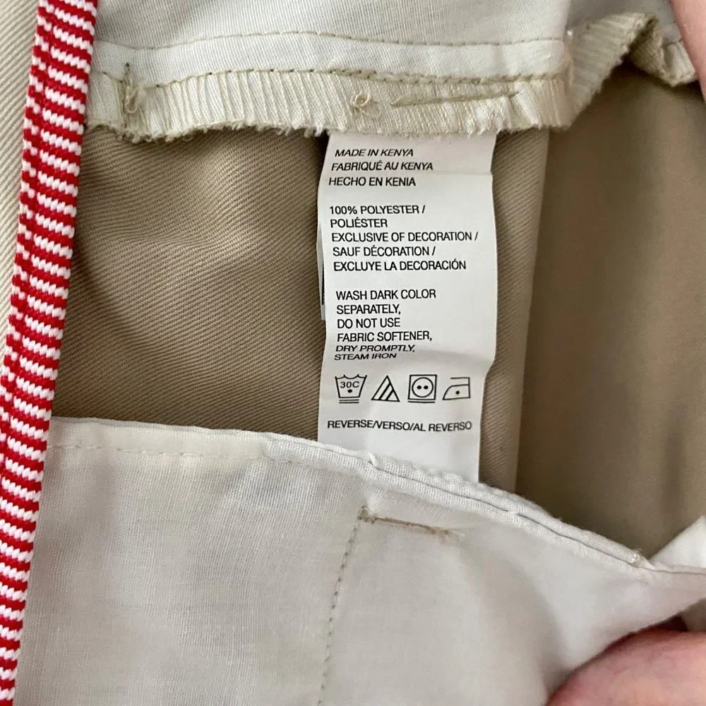 Izod Men's Polyester Shorts Size 38